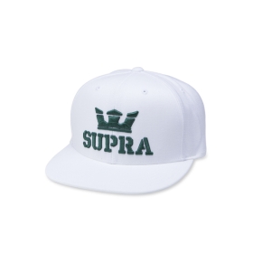 Příslušenství Klobouky Supra ABOVE II SNAP BACK Bílé/Zelene | CZ-59940